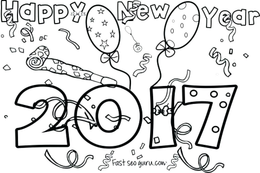1024x684 Happy New Year Coloring Pages Pdf Icontent