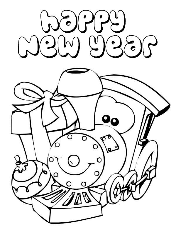 600x799 Happy New Year Coloring Pages To Download And Print For Free