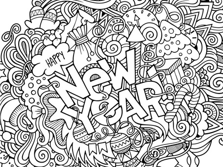 455x341 New Year Coloring