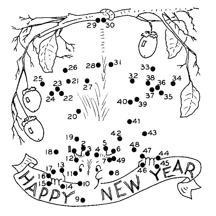 700x700 New Years Coloring Pages New Year Coloring Pages Free