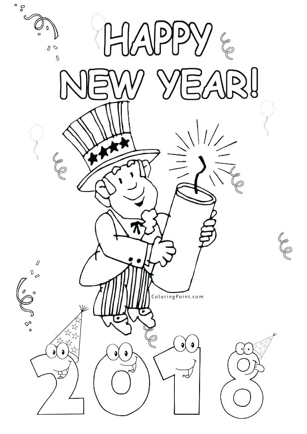 620x877 New Years Coloring Pictures Happy New Year Coloring Pages New