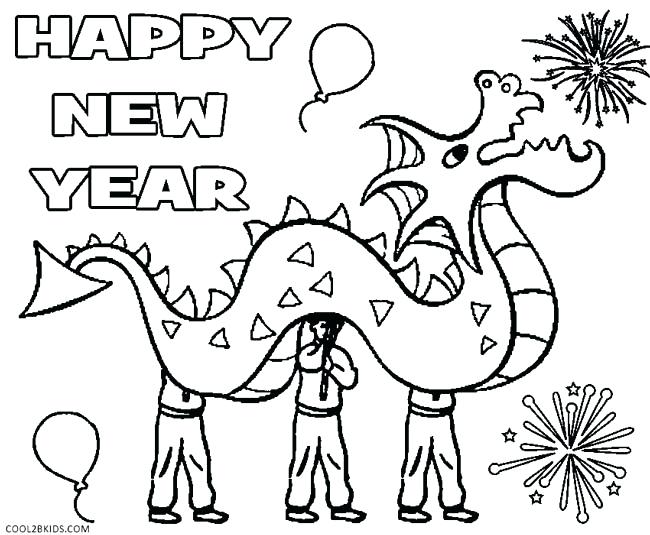 650x535 New Years Printable Coloring Pages Printable New Years Coloring