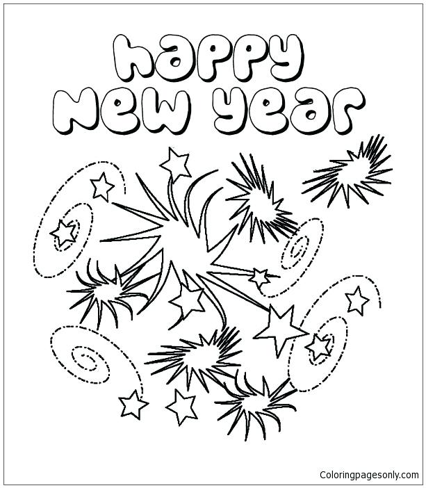 New Years Eve Coloring Pages Free Printable at GetDrawings | Free download