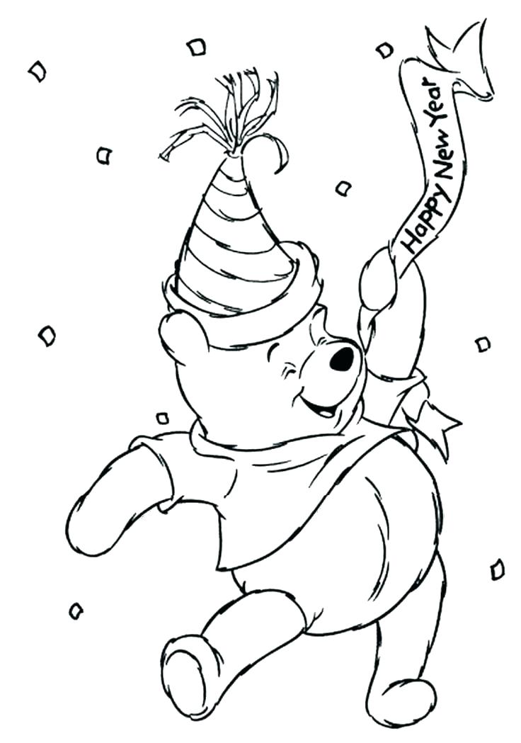 736x1049 Printable New Years Coloring Pages