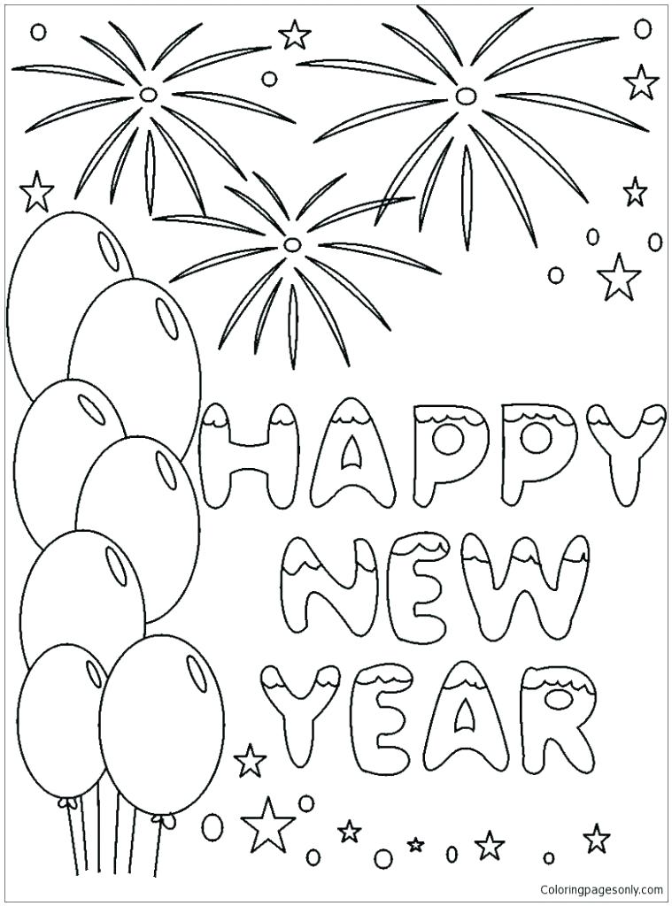 759x1024 Coloring Pages New Years Eve Modest New Years Eve Coloring Pages