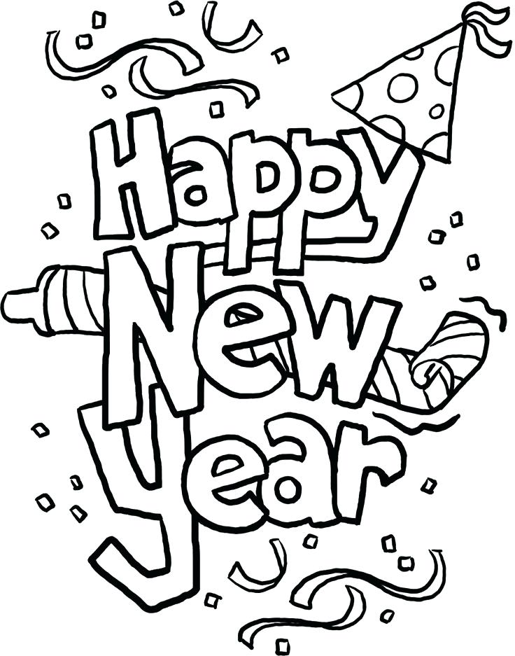 736x937 New Years Eve Coloring Pages