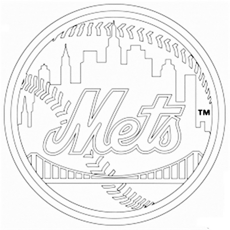 New York Mets Coloring Pages at GetDrawings | Free download
