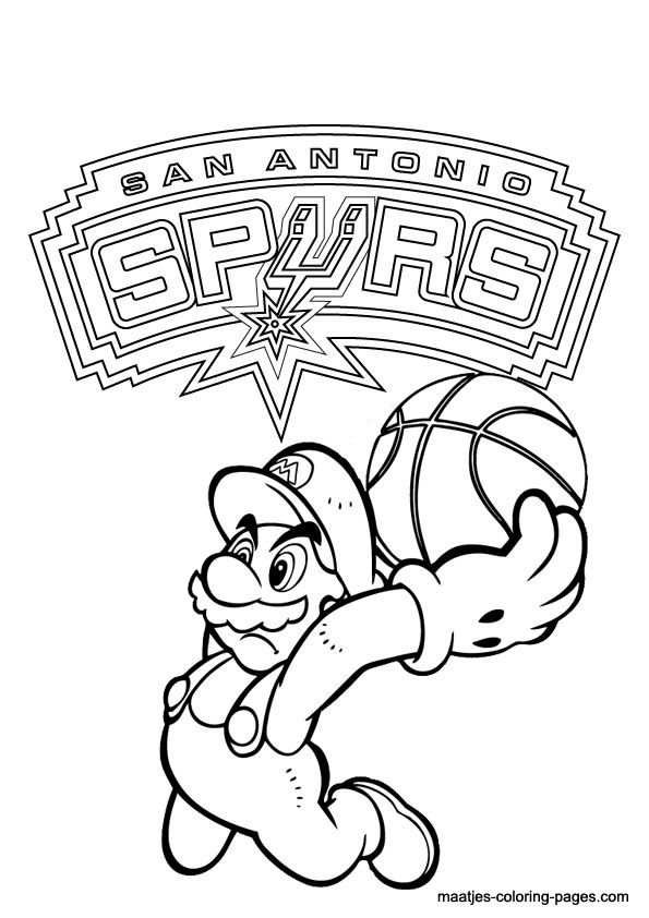 595x842 New York Knicks Coloring Pages