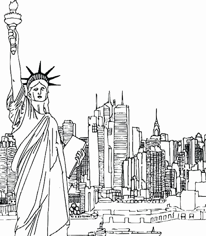 700x800 New York Coloring Pages State Seal Coloring Page Flag New Pages