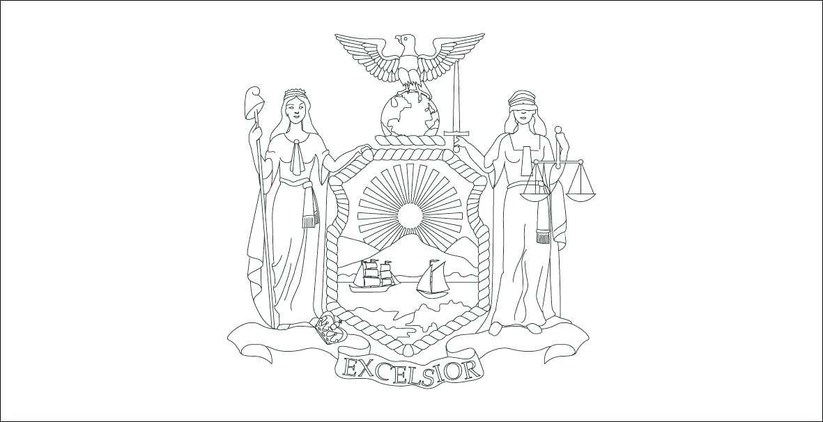 1181x606 New York State Flower Coloring Page Click To See Printable Version