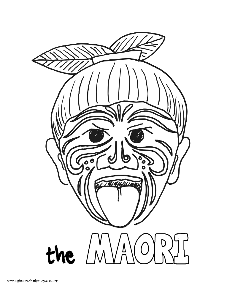 765x990 New Zealand Coloring Pages