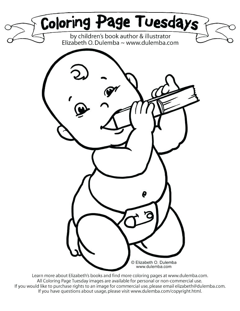 773x1000 Baby Colouring Pages For Kids Babies Colouring Page Baby Jesus