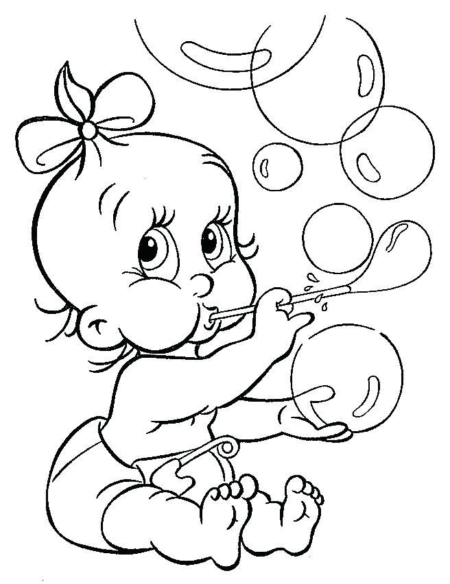 656x852 Elegant New Baby Coloring Pages For Of Babies Free Printable