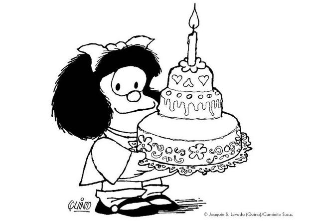 620x443 Mafalda With A Newspaper Coloring Pages