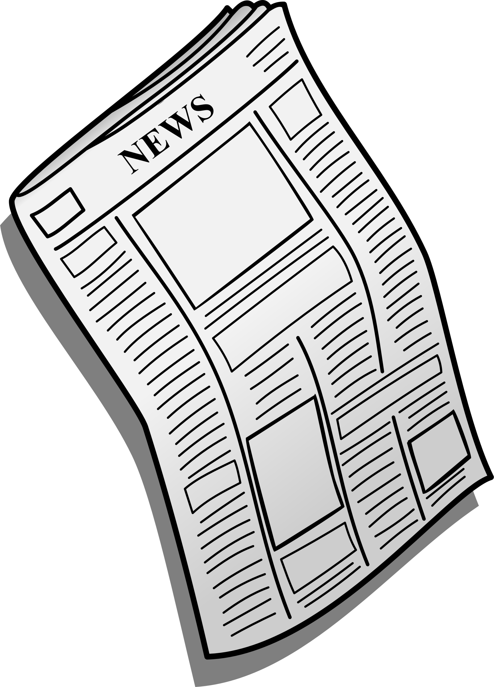 1726x2400 Plain Ideas Newspaper Clipart