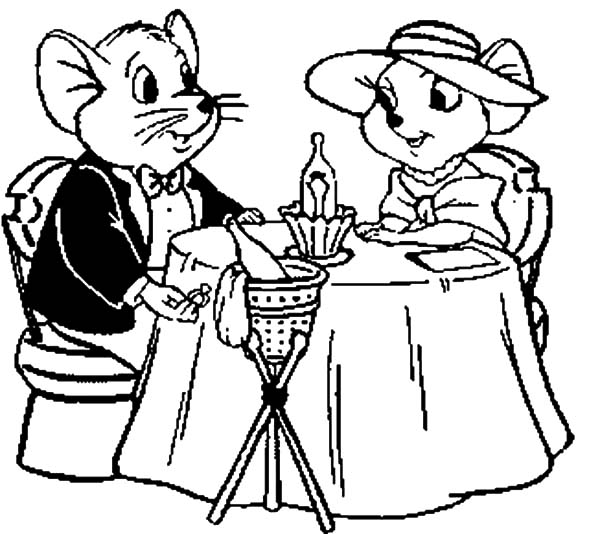 600x534 The Rescuers Miss Bianca And Bernard Looking For A Clue