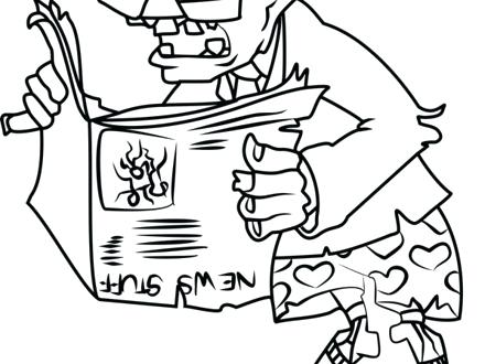 440x330 Zombie Coloring Page Zombie Coloring Pages Beautiful Free