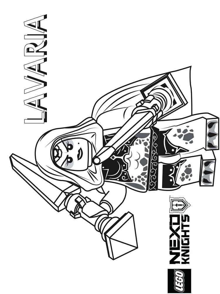 750x1000 Lego Nexo Knights Coloring Pages To Print Knight Free Printable