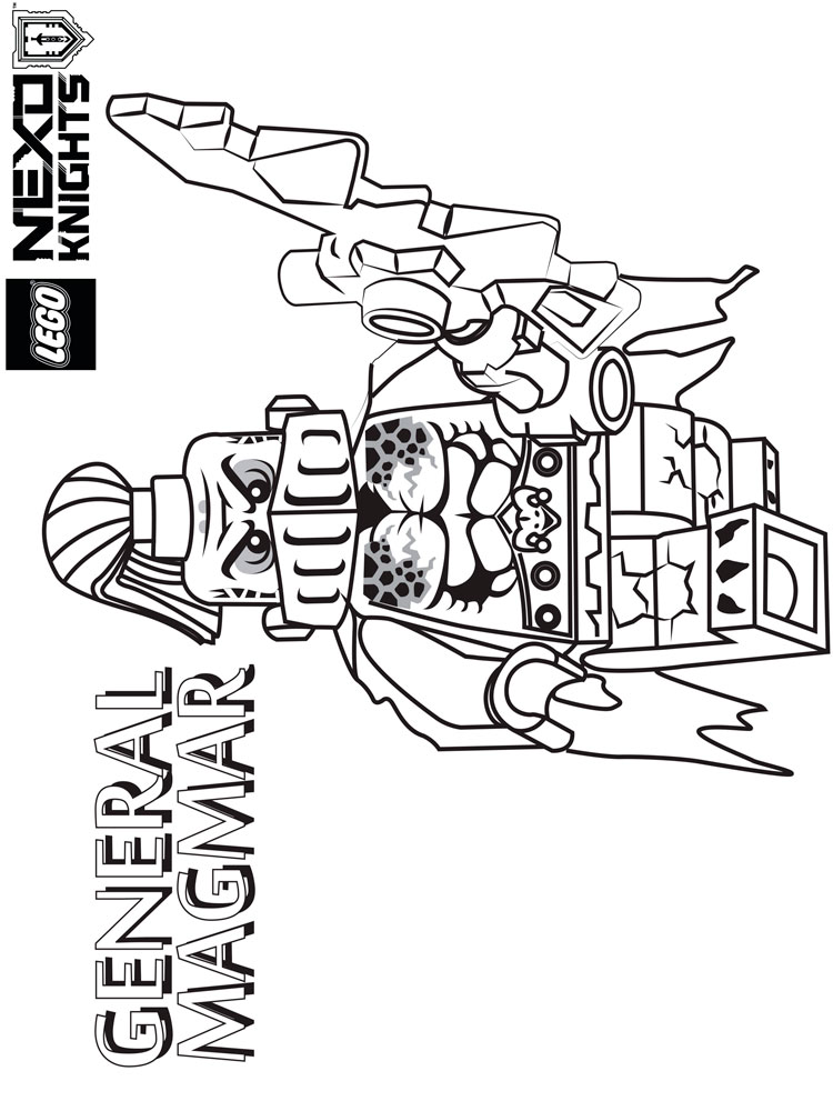 750x1000 Lego Nexo Knight Coloring Pages For Boys