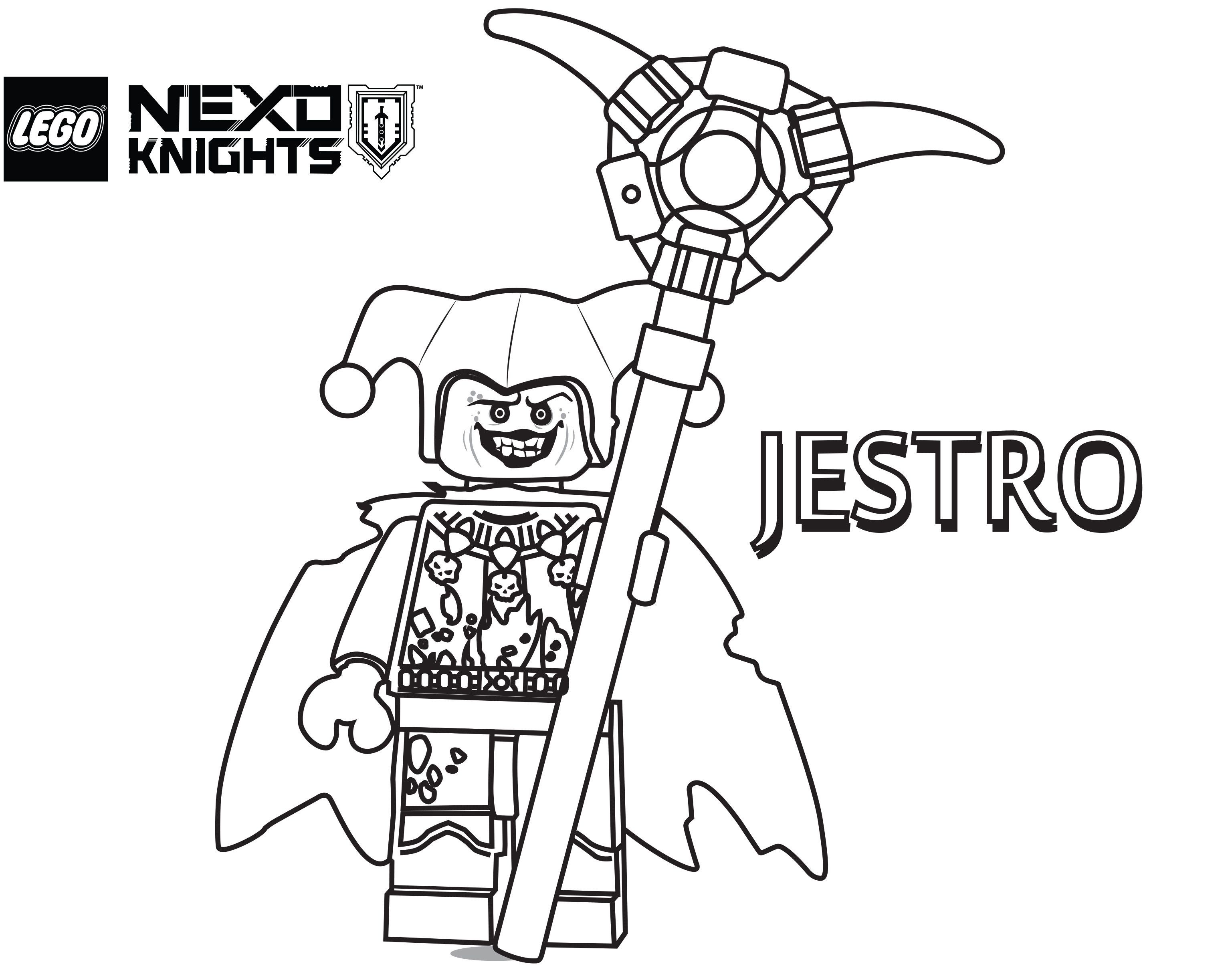 3074x2416 Lego Nexo Knights Coloring Pages