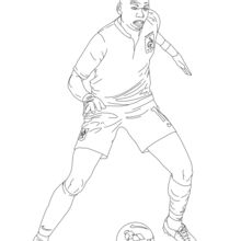 220x220 Neymar Coloring Pages