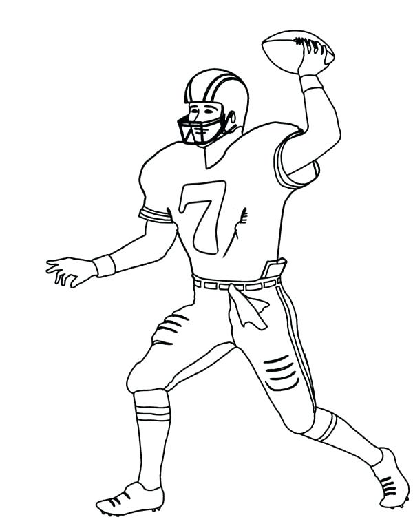 600x764 Nfl Coloring Pictures