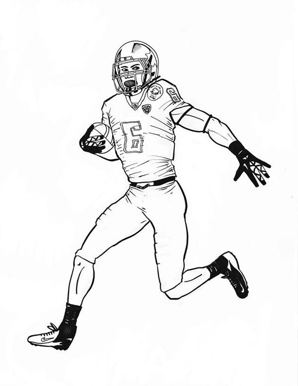 600x776 Nfl Coloring Pages Players New Football College To Print Teams