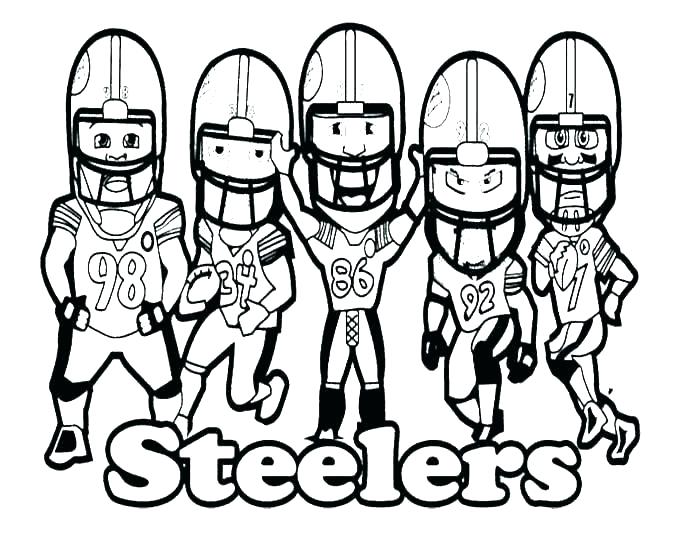 690x535 Nfl Football Mascots Coloring Pages