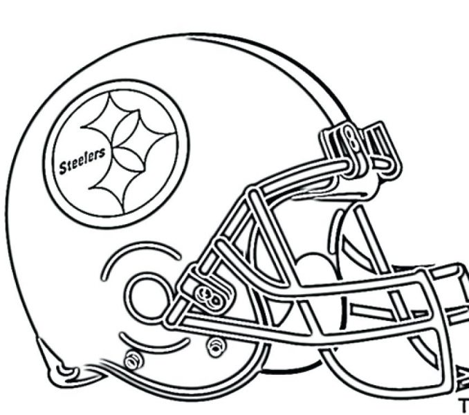678x600 Coloring Pages Of Football Teams Nfl Helmet Coloring Pages