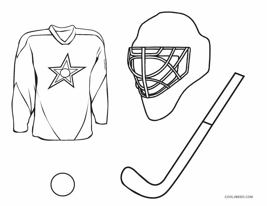 867x670 Free Printable Hockey Coloring Pages For Kids