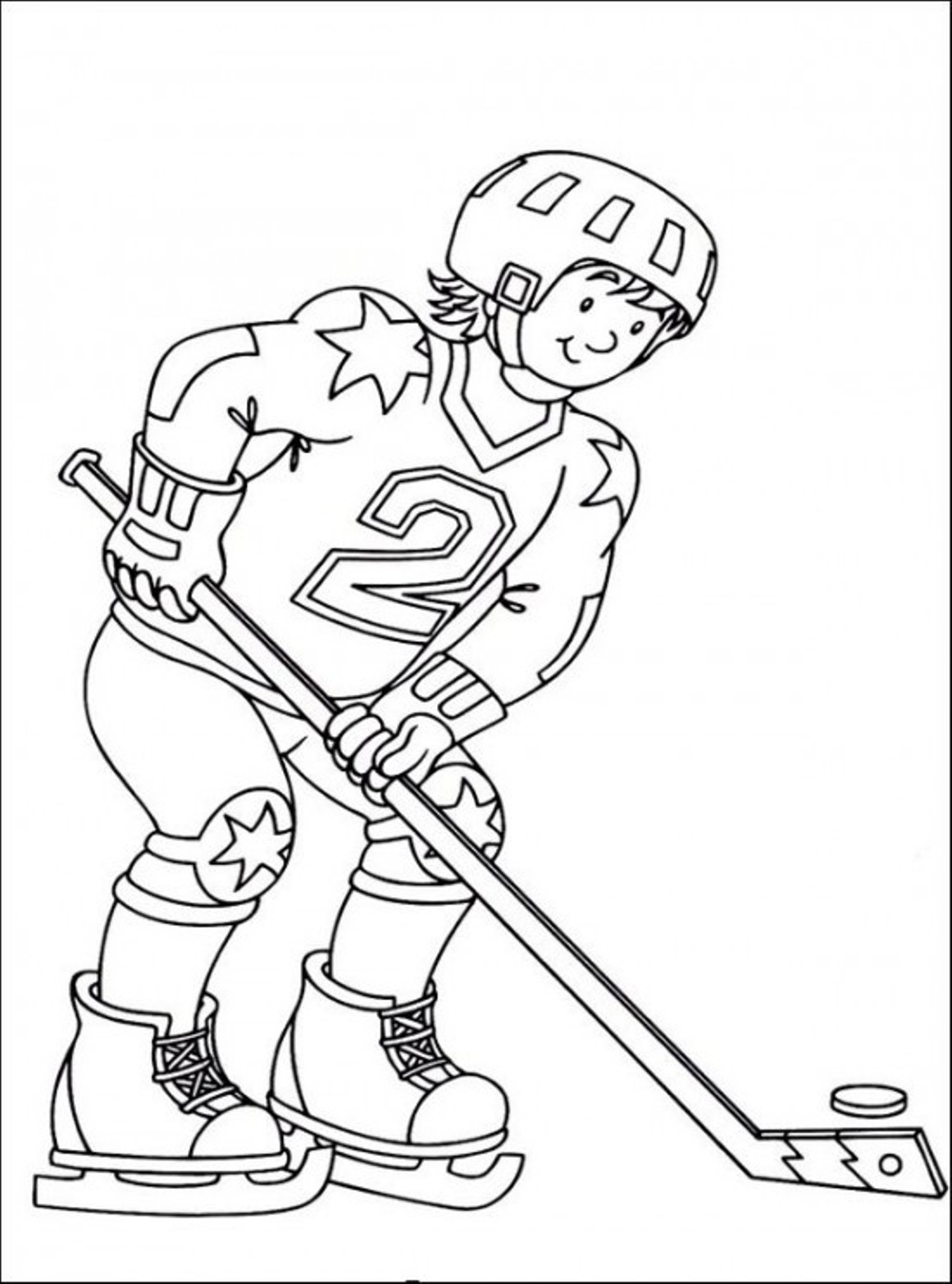 1161x1566 Hockey Coloring Pages