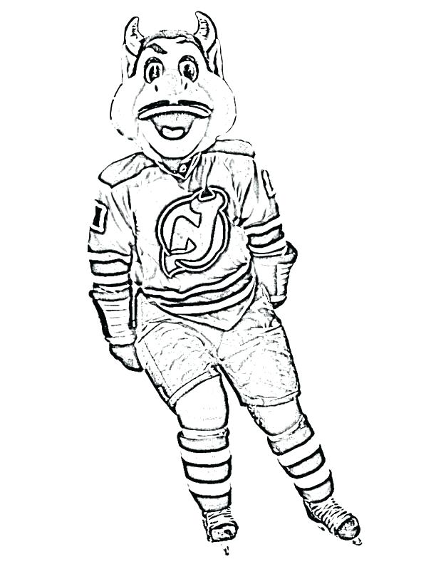 612x792 Nhl Logo Coloring Pages Logo Coloring Pages New Jersey Devils Logo