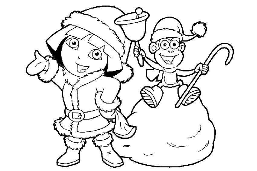850x567 Christmas Coloring Pages Overview With Nice Coloring Pages