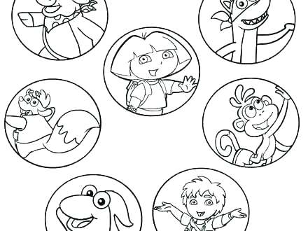 440x330 Dora Christmas Coloring Pages Printable Coloring Pages Nick Jr