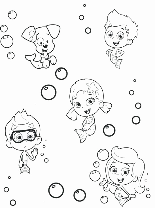 547x730 Bubble Guppies Printable Coloring Pages Nick Jr Coloring Pages