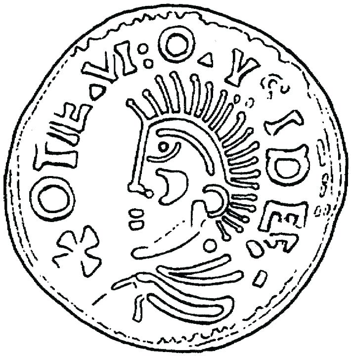 710x720 Coins Coloring Page Coin Coloring Page Coins Coloring Page Coin