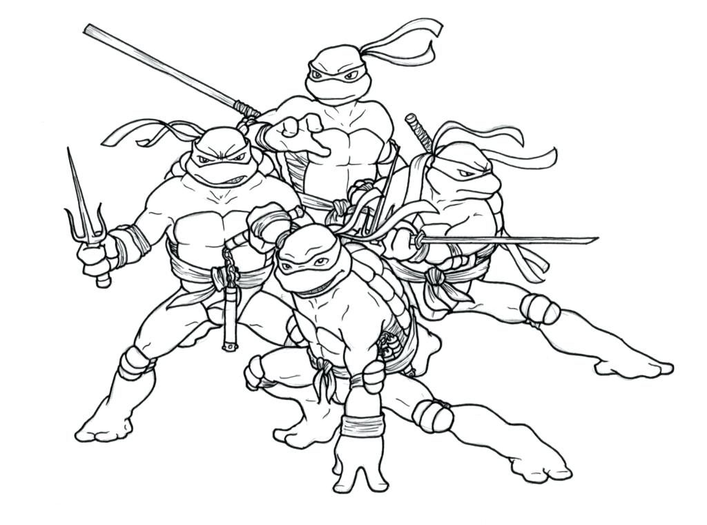 1024x760 Pictures Of Ninja Turtles To Color Teenage Mutant Ninja Turtles