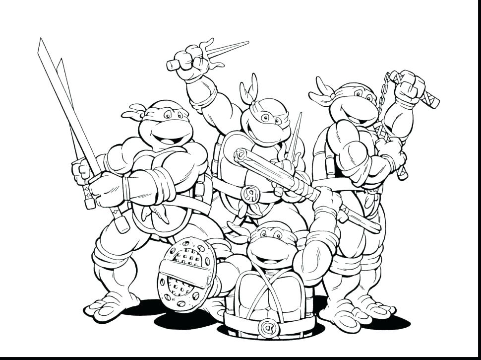 970x725 Free Ninja Turtle Coloring Pages Plus Teenage Mutant Ninja Turtles