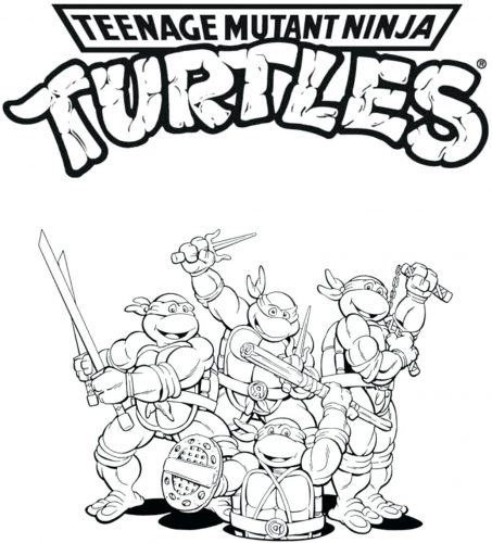 453x500 Coloring Pages Tmnt Coloring Pages Ninja Turtles To Print Free
