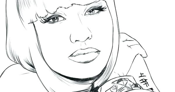 600x315 Nicki Minaj Coloring Sheets Coloring Pages Orange Coloring Sheet