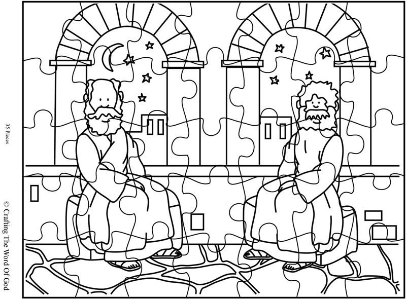 Nicodemus Coloring Page For Kids Coloring Pages
