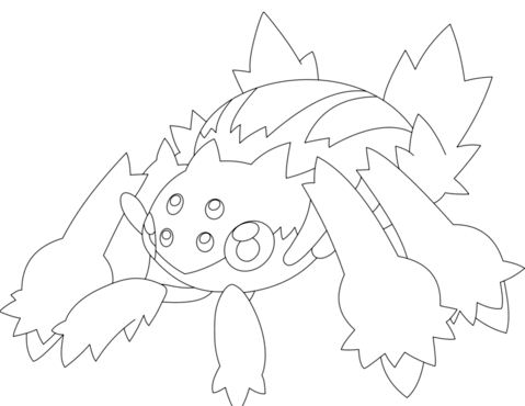 479x370 Nidoking Pokemon Coloring Page