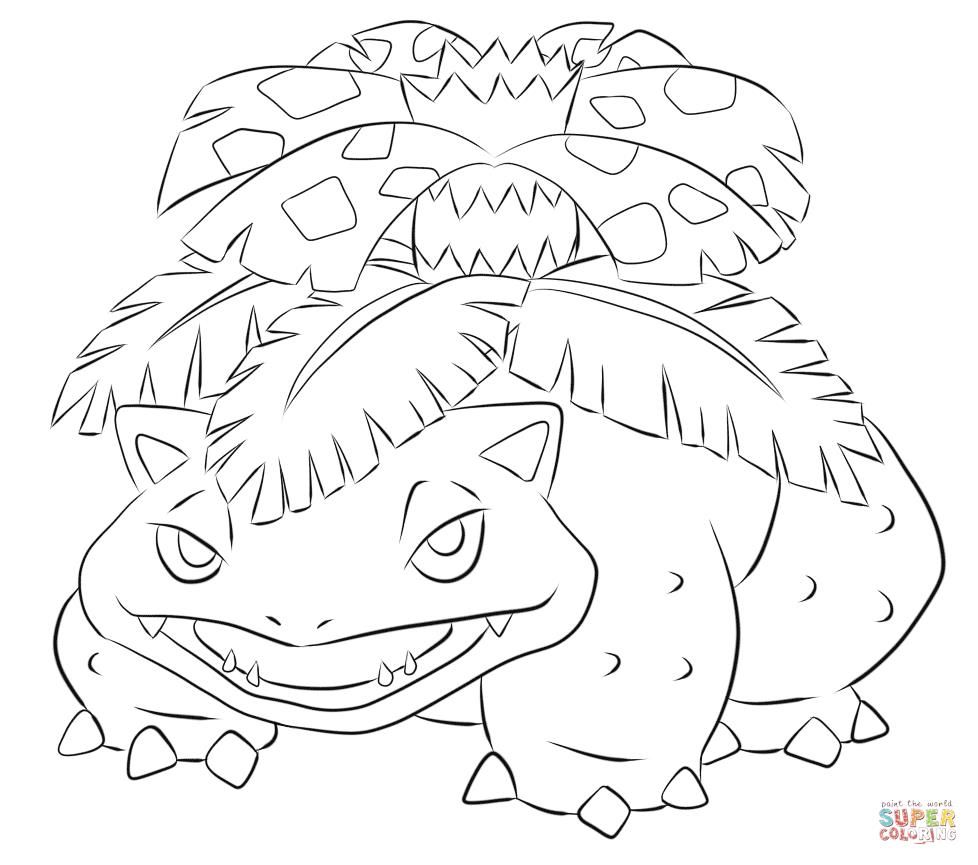 978x865 Coloring Pages Venusaur Colorings