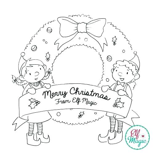 500x500 Elf Coloring Page Elf Elf Colouring Pages To Print