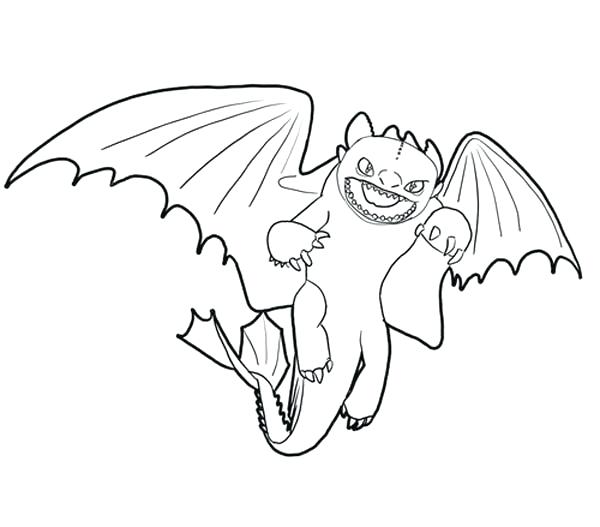 600x527 Night Fury Coloring Page Dragon Night Fury How To Train Your