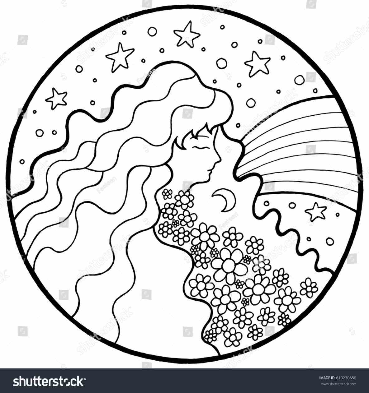 1185x1264 Night Sky Coloring Page Web Coloring Pages