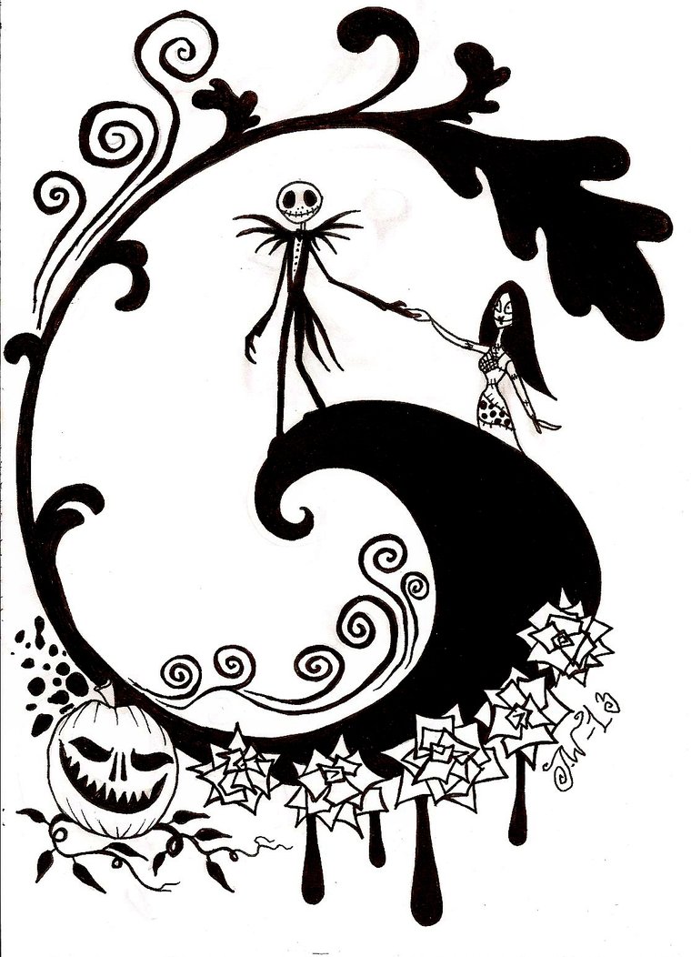 760x1052 Nightmare Before Christmas Coloring Pages Coloring Pages