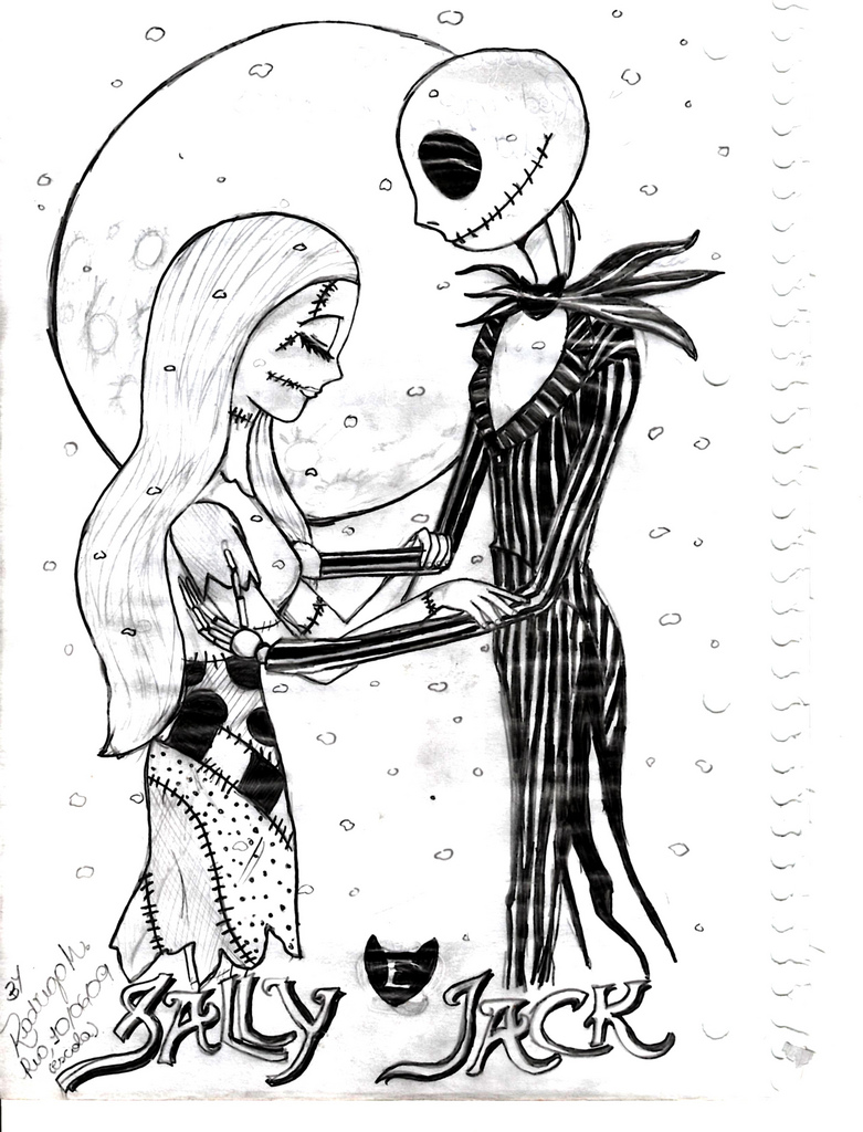 781x1024 The Nightmare Before Christmas Coloring Sheets