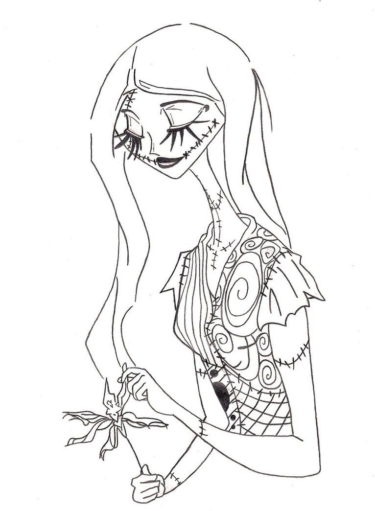 766x1044 Nightmare Before Christmas Colouring Pages