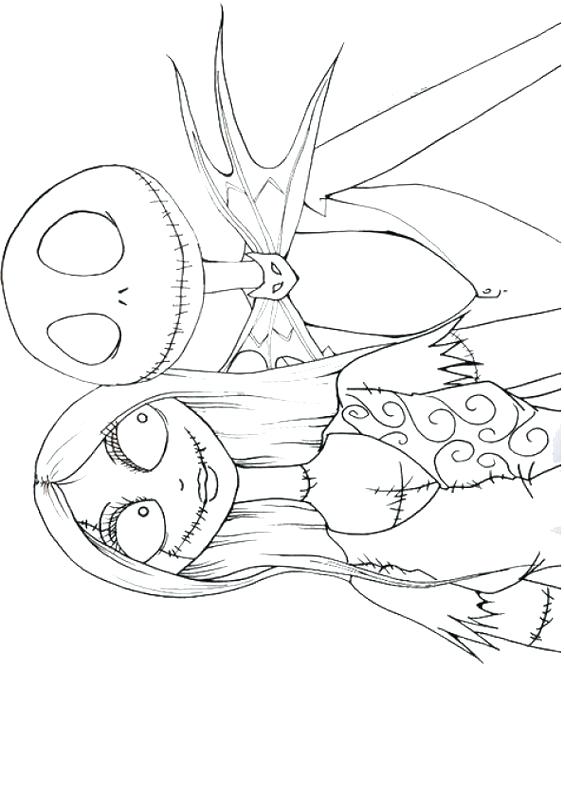 564x798 Nightmare Before Christmas Coloring Book Nightmare Before Coloring